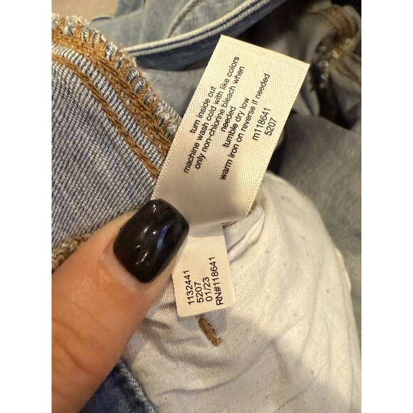 Women’s Lane Bryant 26 jeans flex magic signature fit mid Rise boyfriend Capri - Picture 8 of 11